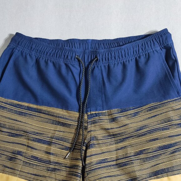 Tony Hawk board shorts men's size 34 navy blue and gold colour summer swim wear - Picture 2 of 12
